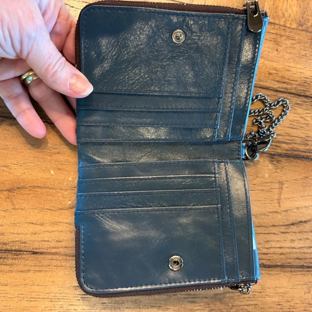 HUMERPAUL Leather Bifold Wallet with RFID Chain Protection, Practical Functional